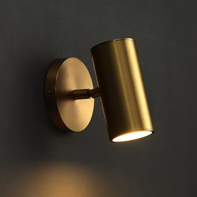 Copper Finish Led Spot Light,Picture Light,Focus Light,Track Light,Color-Warm-White. (10 watt)